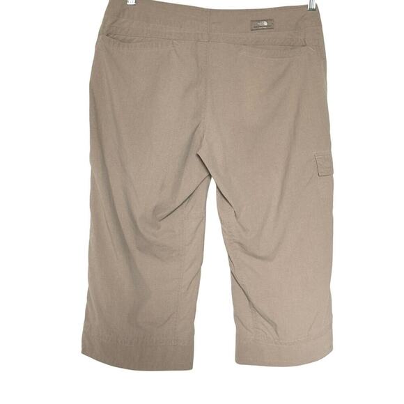 The North Face Women’s Cropped Pants Trail Hiking Lightweight Size 8 Tan - Picture 2 of 14